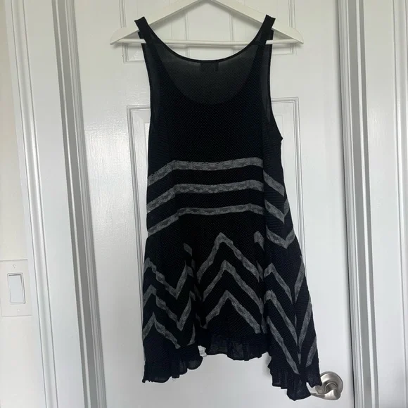 Free People Lace and Voile Trapeze Slip Dress - Picture 3 of 8